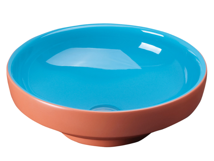 WATER JEWELS - Round single terracotta washbasin _ VitrA Bathrooms